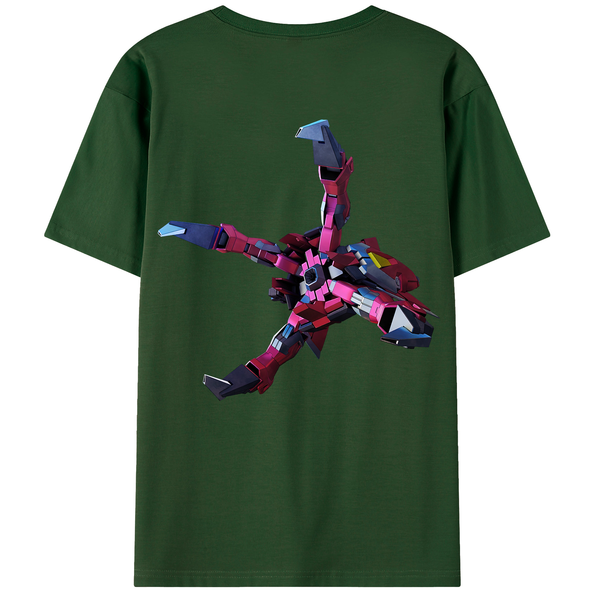（画像用） 機動戦士ガンダム Mobile Suit Gundam 綿100％半袖Tシャツ（背面プリント）